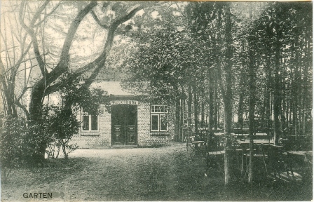 Zur Schleuse, Garten mit Kegelbahn, Ecke Schleusenredder-Alsterblick 