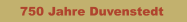 750 Jahre Duvenstedt 